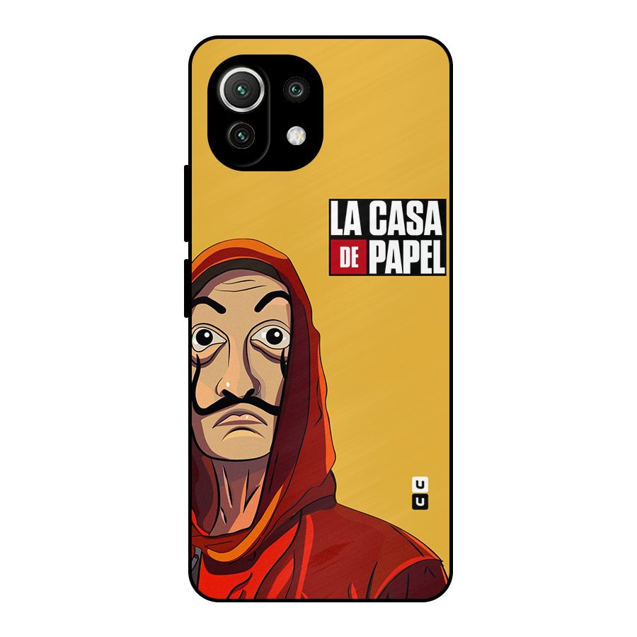 Money Heist La Casa De Papel Metal Back Case for Mi 11 Lite