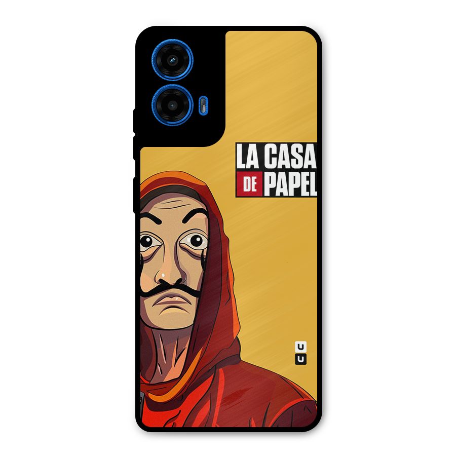 Money Heist La Casa De Papel Metal Back Case for Moto G45