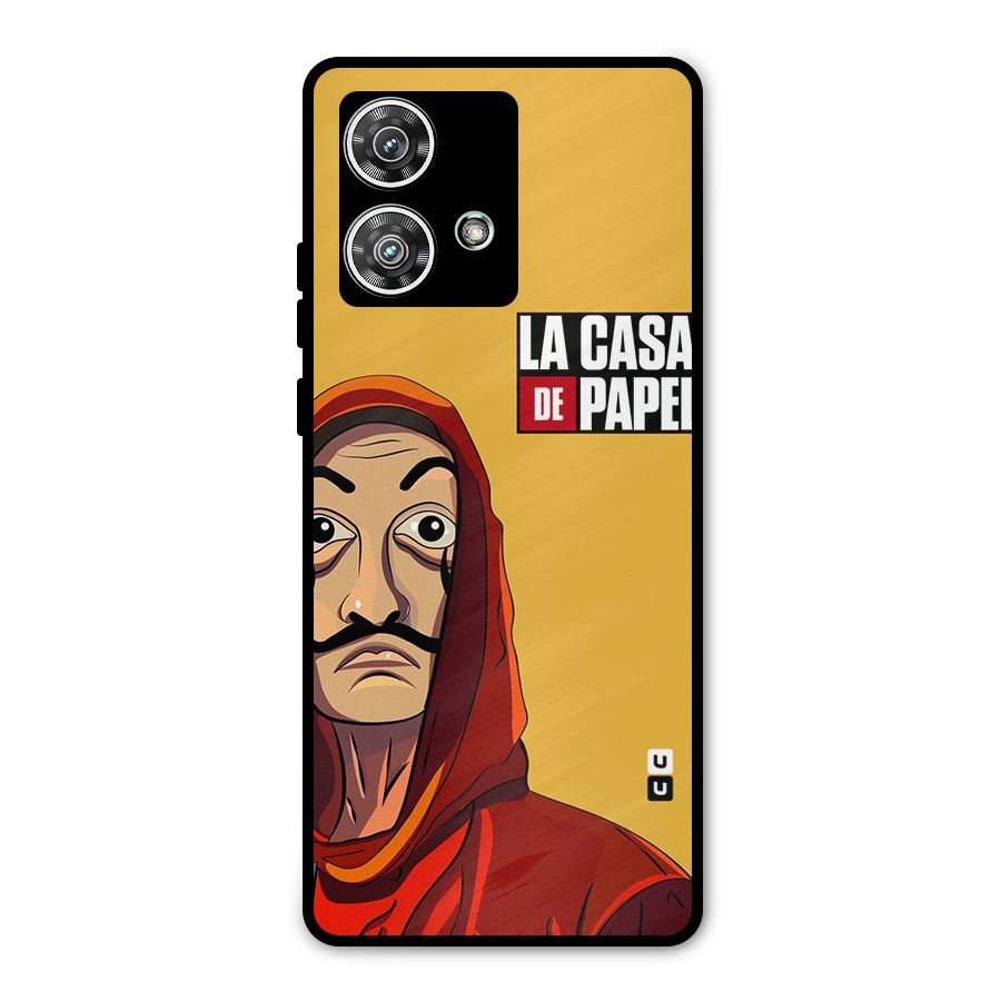 Money Heist La Casa De Papel Metal Back Case for Motorola Edge 40 Neo