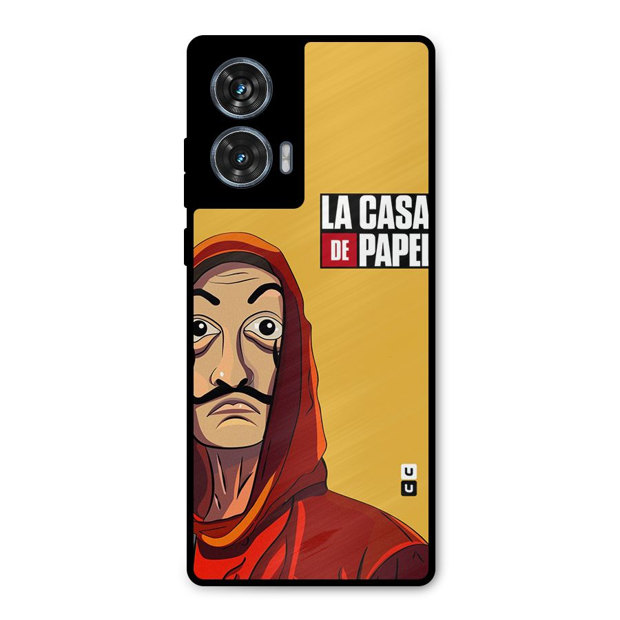 Money Heist La Casa De Papel Metal Back Case for Motorola Edge 50 Fusion