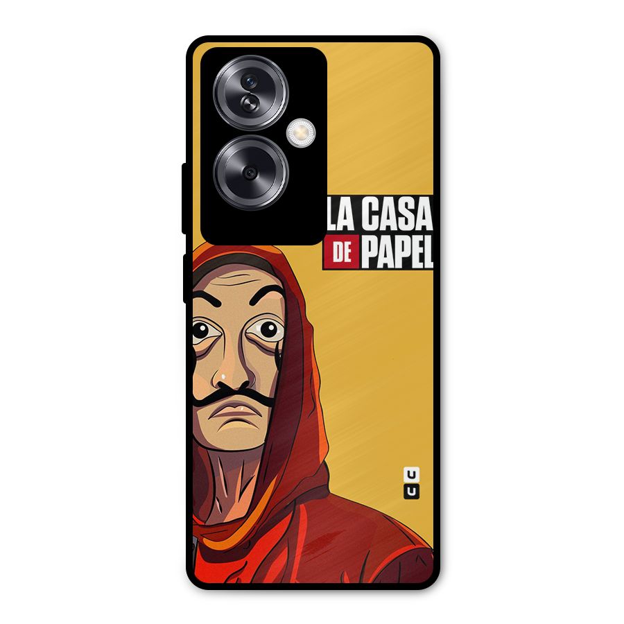 Money Heist La Casa De Papel Metal Back Case for Oppo A79 5G