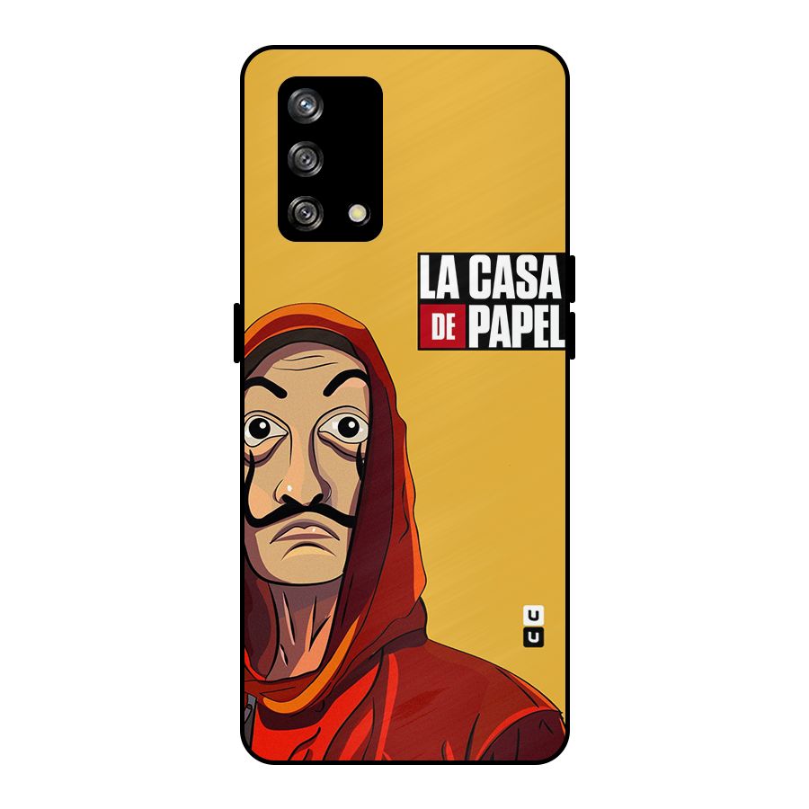 Money Heist La Casa De Papel Metal Back Case for Oppo F19