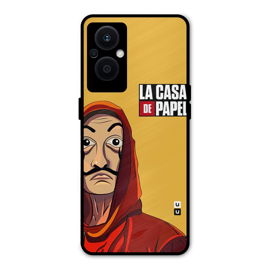 Money Heist La Casa De Papel Metal Back Case for Oppo F21 Pro 5G