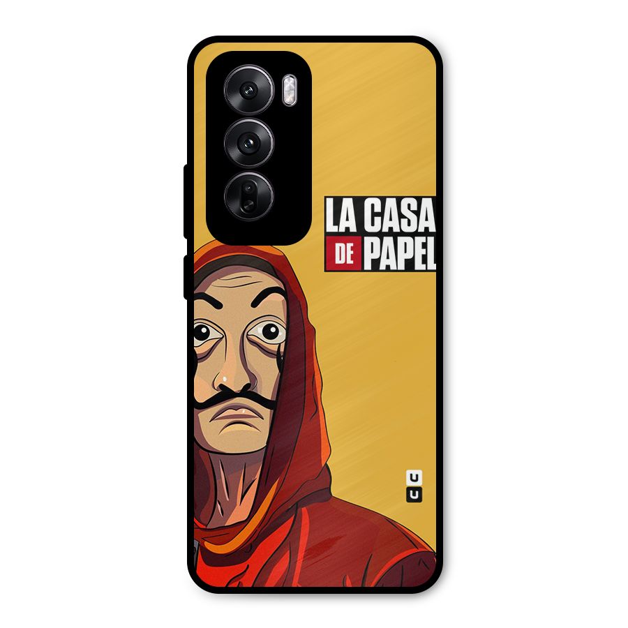 Money Heist La Casa De Papel Metal Back Case for Oppo Reno12