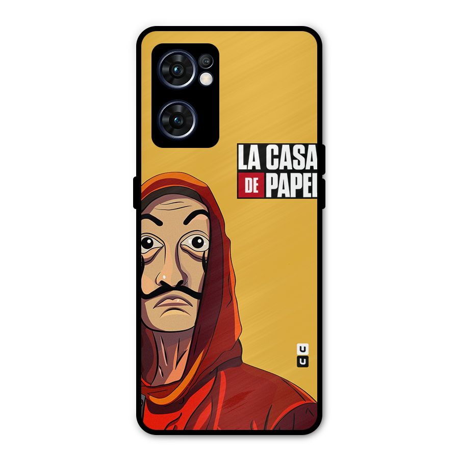 Money Heist La Casa De Papel Metal Back Case for Oppo Reno7 5G