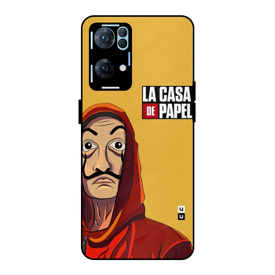 Money Heist La Casa De Papel Metal Back Case for Oppo Reno7 Pro 5G