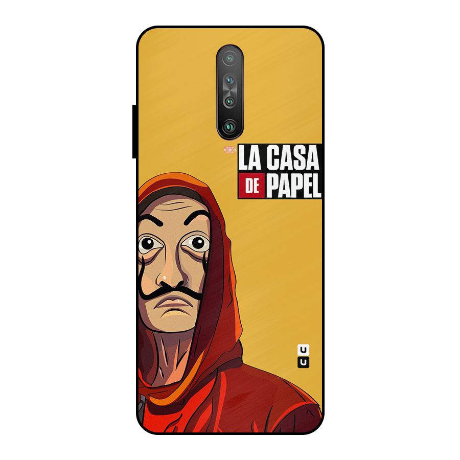 Money Heist La Casa De Papel Metal Back Case for Poco X2