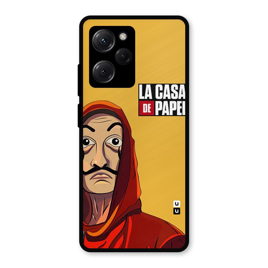 Money Heist La Casa De Papel Metal Back Case for Poco X5 Pro
