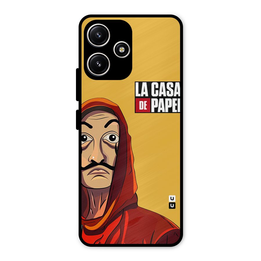 Money Heist La Casa De Papel Metal Back Case for Redmi 12 5G