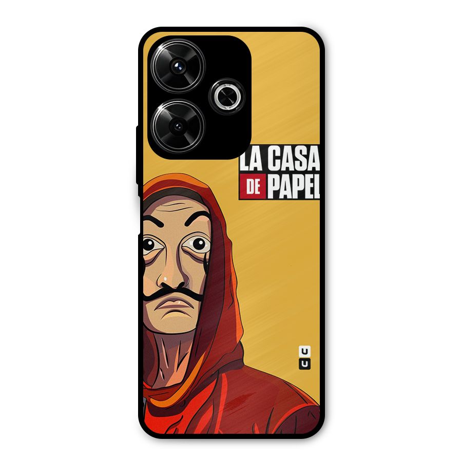Money Heist La Casa De Papel Metal Back Case for Redmi 13 5G