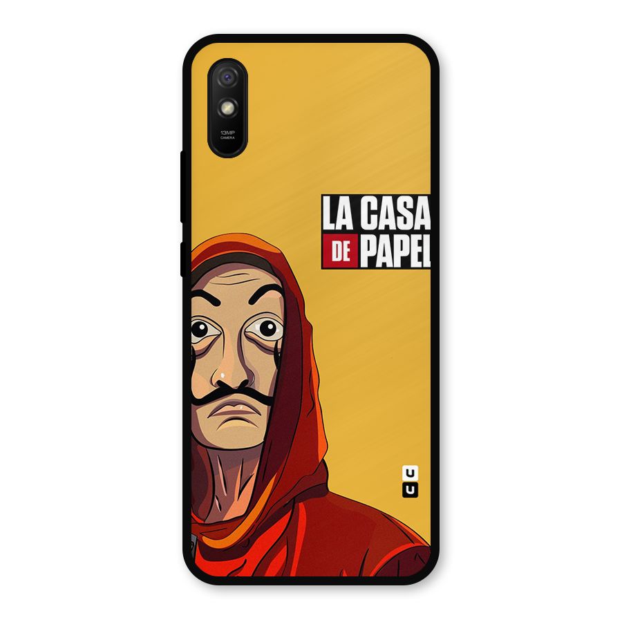 Money Heist La Casa De Papel Metal Back Case for Redmi 9a
