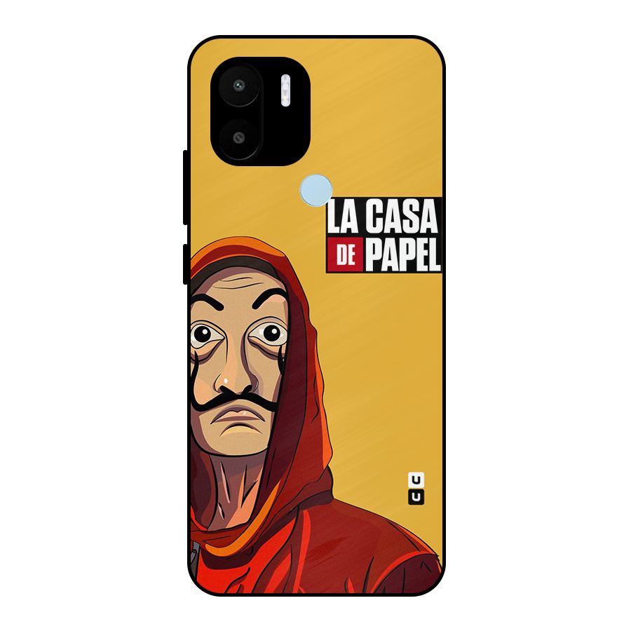Money Heist La Casa De Papel Metal Back Case for Redmi A1+