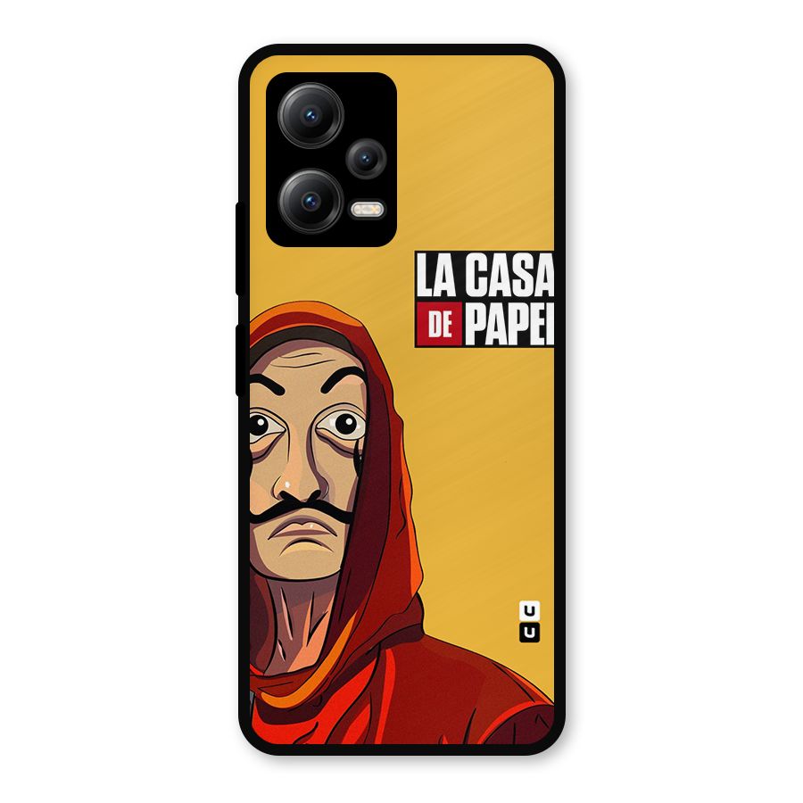 Money Heist La Casa De Papel Metal Back Case for Redmi Note 12 5G