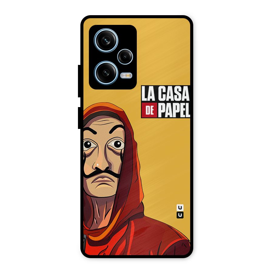 Money Heist La Casa De Papel Metal Back Case for Redmi Note 12 Pro