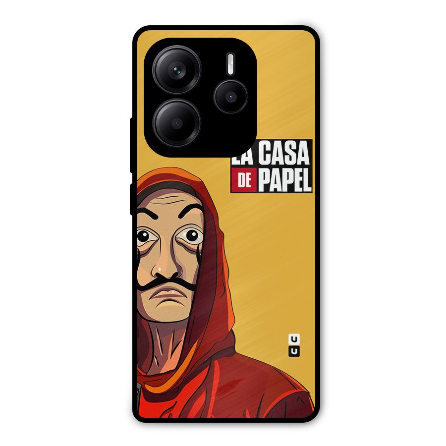 Money Heist La Casa De Papel Metal Back Case for Redmi Note 14 5G