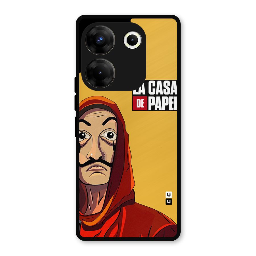 Money Heist La Casa De Papel Metal Back Case for Tecno Camon 20 Pro