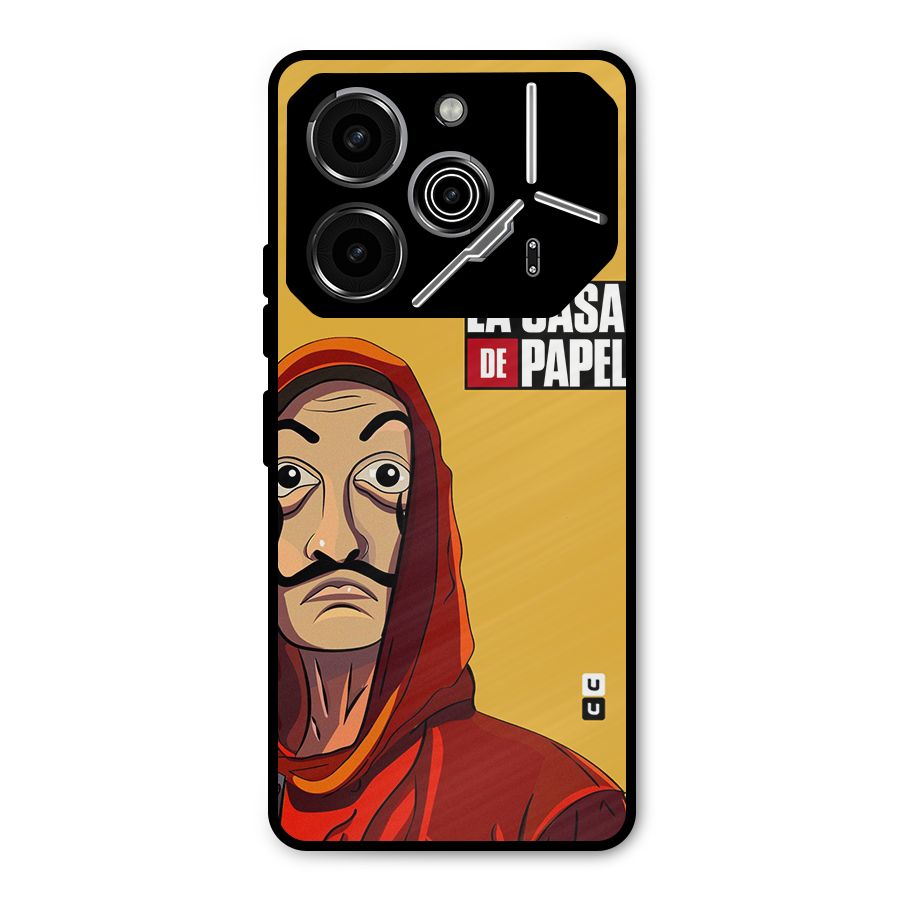 Money Heist La Casa De Papel Metal Back Case for Tecno Pova 6 Pro