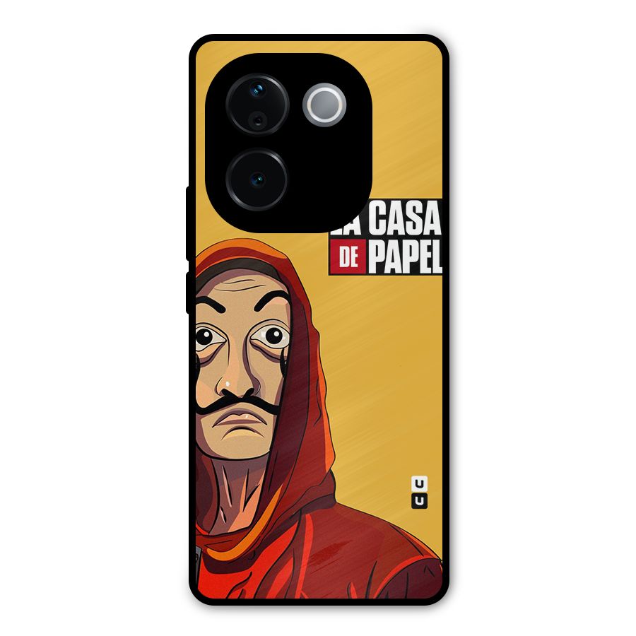Money Heist La Casa De Papel Metal Back Case for Vivo T3 Pro