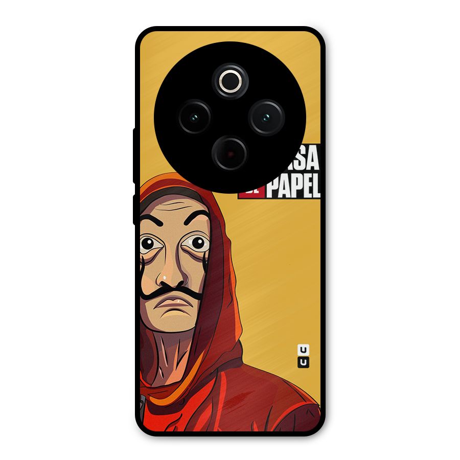 Money Heist La Casa De Papel Metal Back Case for Vivo T4