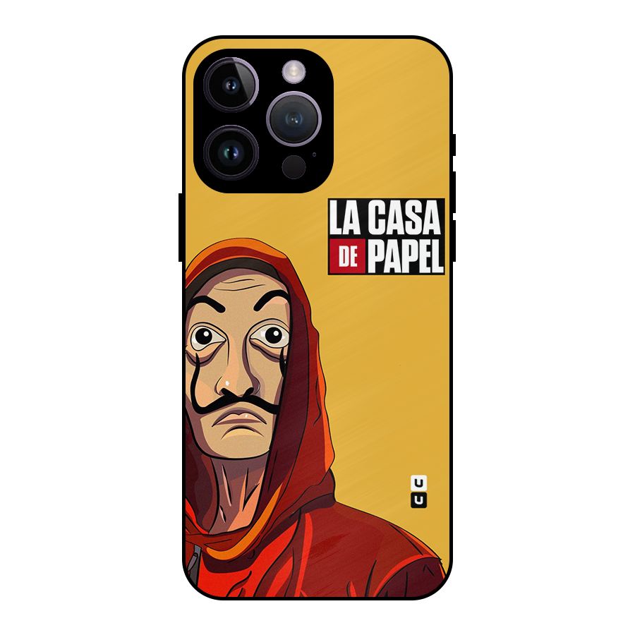 Money Heist La Casa De Papel Metal Back Case for iPhone 14 Pro Max