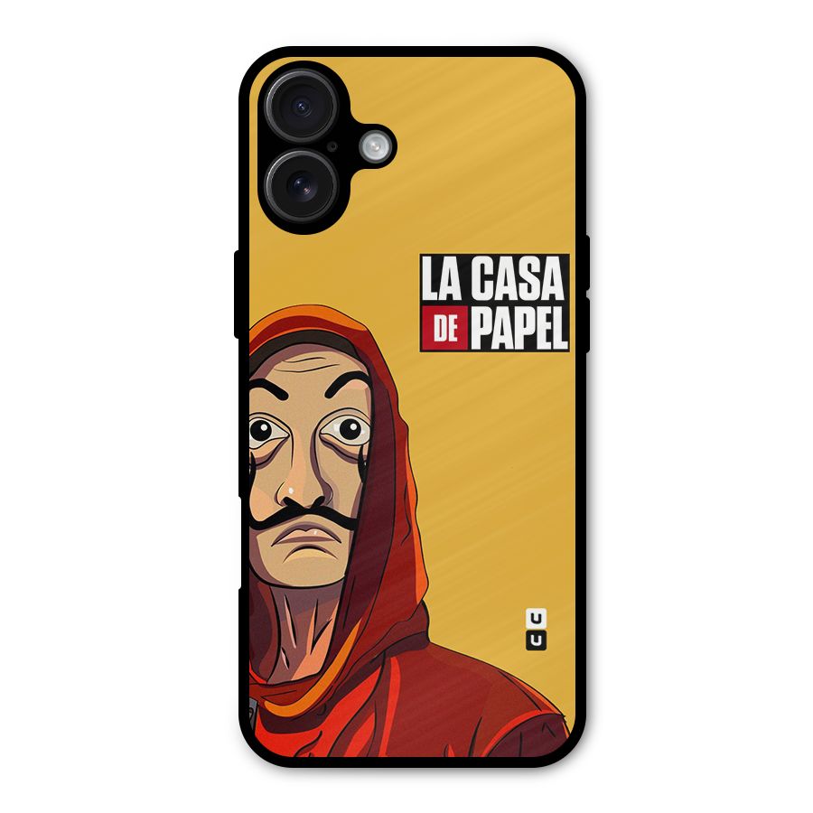 Money Heist La Casa De Papel Metal Back Case for iPhone 16 Plus