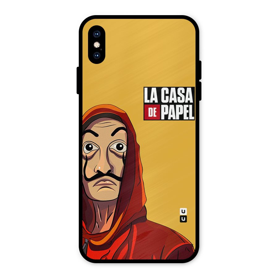 Money Heist La Casa De Papel Metal Back Case for iPhone XS Max