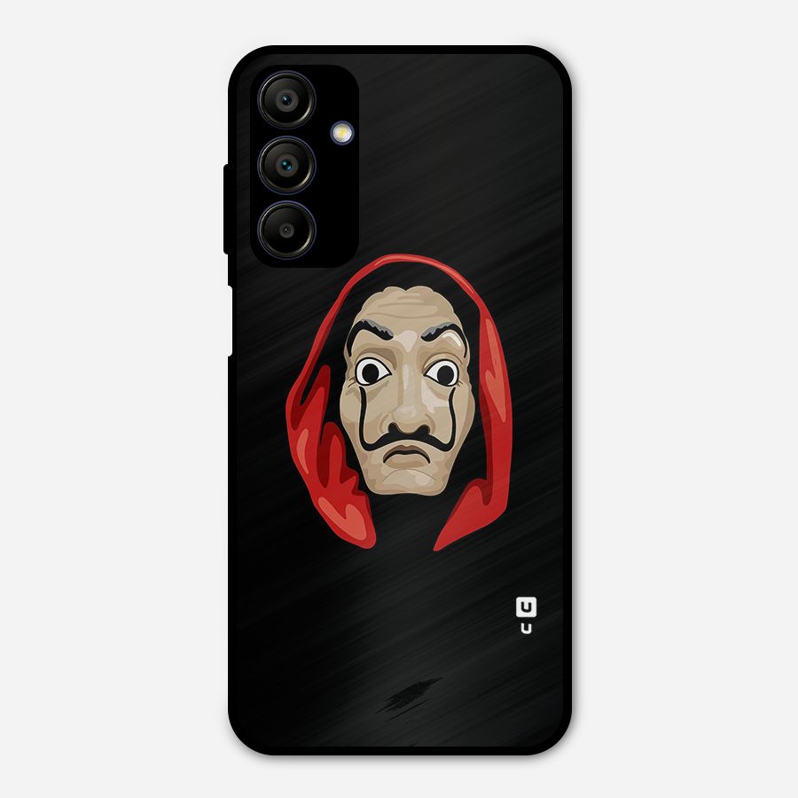 Money Heist Mask Metal Back Case for Galaxy A15 5G