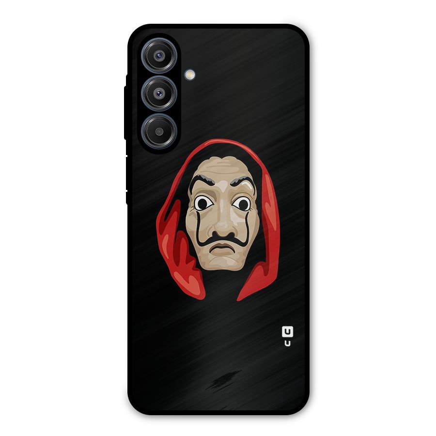 Money Heist Mask Metal Back Case for Galaxy A16 5G