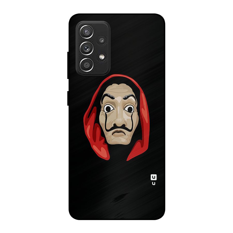 Money Heist Mask Metal Back Case for Galaxy A52