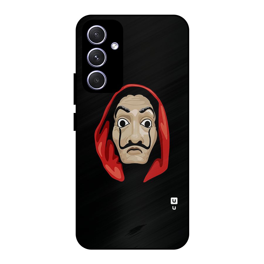 Money Heist Mask Metal Back Case for Galaxy A54