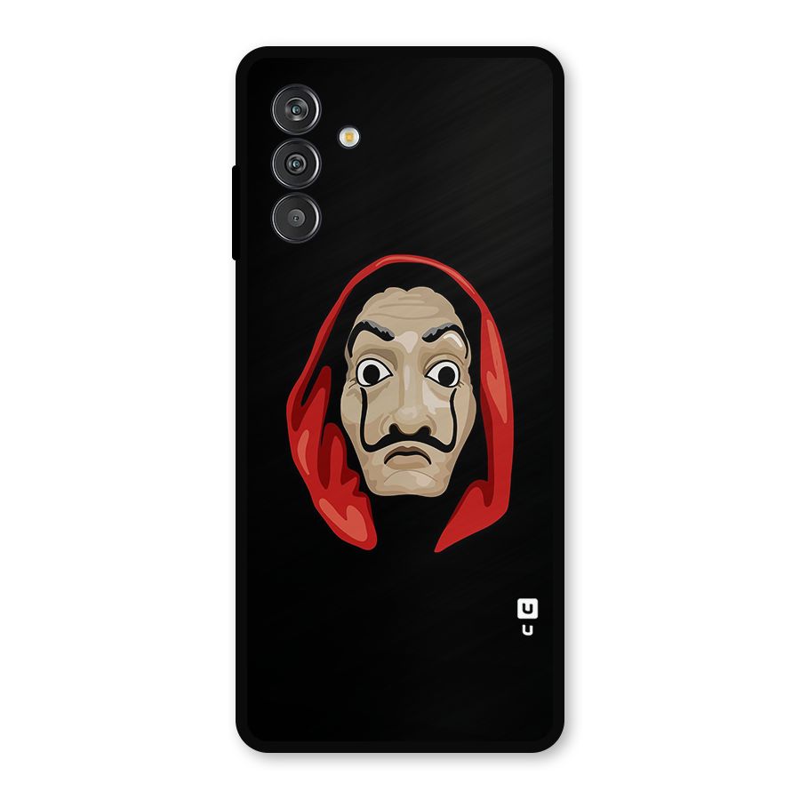 Money Heist Mask Metal Back Case for Galaxy F13