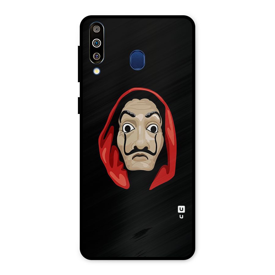 Money Heist Mask Metal Back Case for Galaxy M30