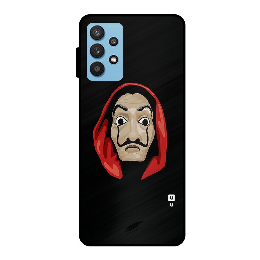 Money Heist Mask Metal Back Case for Galaxy M32 5G