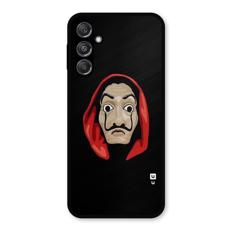Money Heist Mask Metal Back Case for Galaxy M34 5G