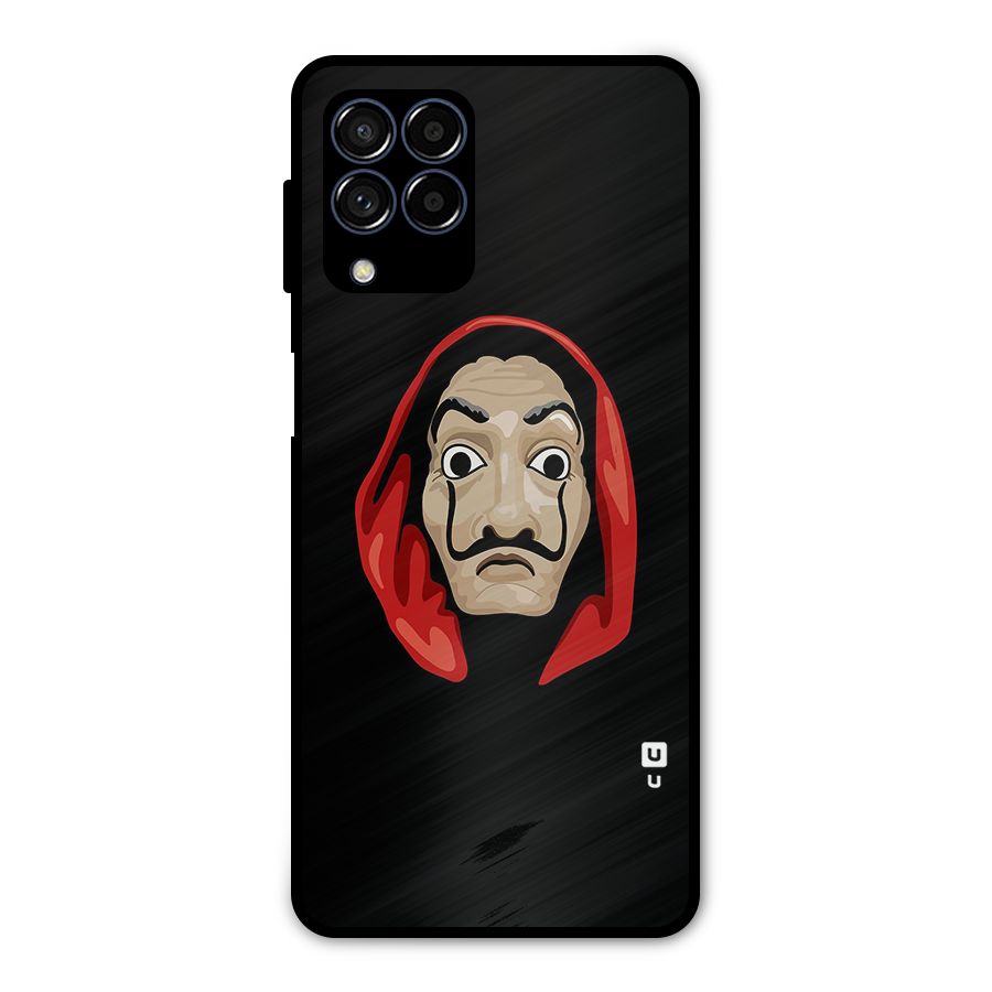 Money Heist Mask Metal Back Case for Galaxy M53 5G