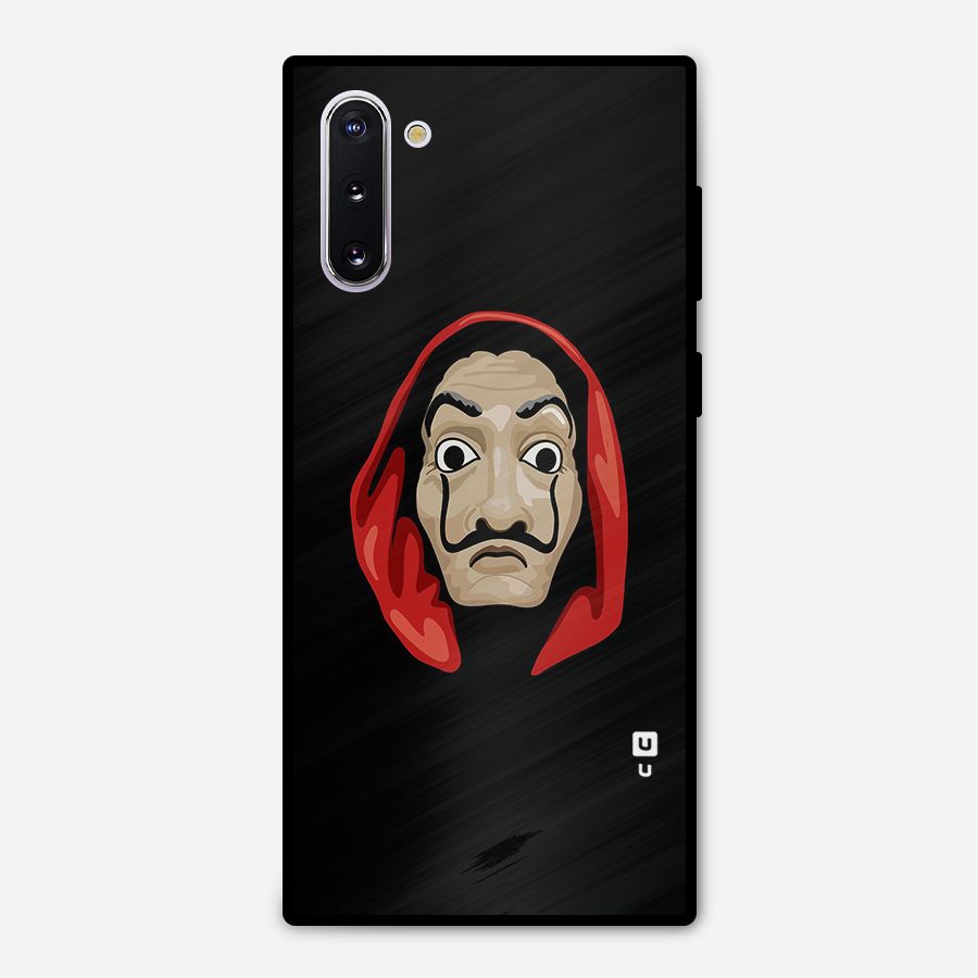 Money Heist Mask Metal Back Case for Galaxy Note 10