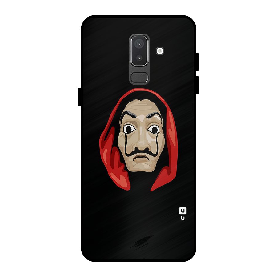 Money Heist Mask Metal Back Case for Galaxy On8 (2018)