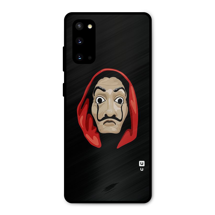 Money Heist Mask Metal Back Case for Galaxy S20