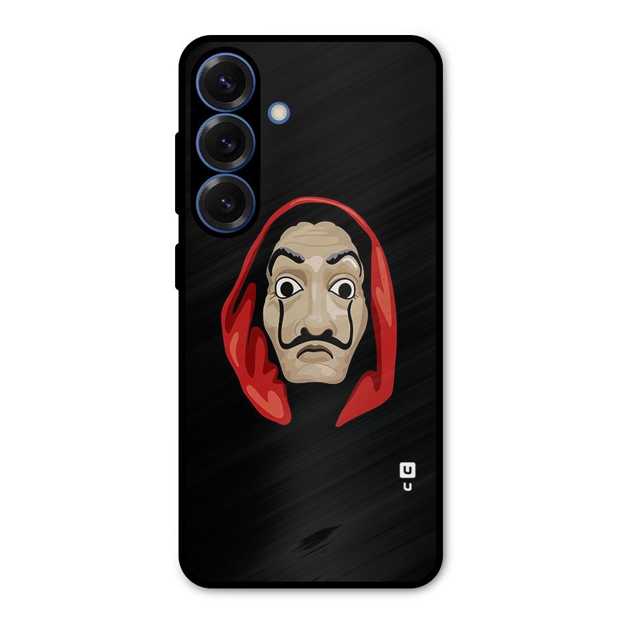 Money Heist Mask Metal Back Case for Galaxy S25