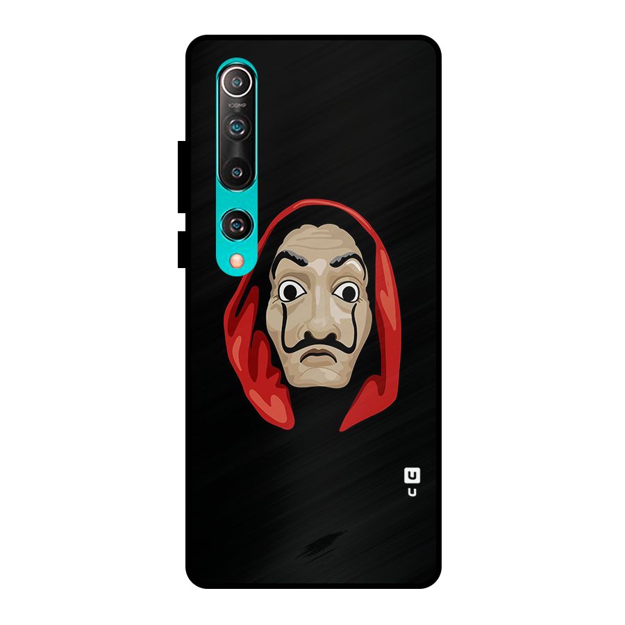 Money Heist Mask Metal Back Case for Mi 10