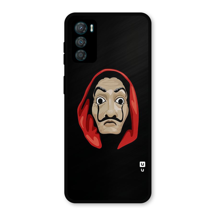 Money Heist Mask Metal Back Case for Moto G42