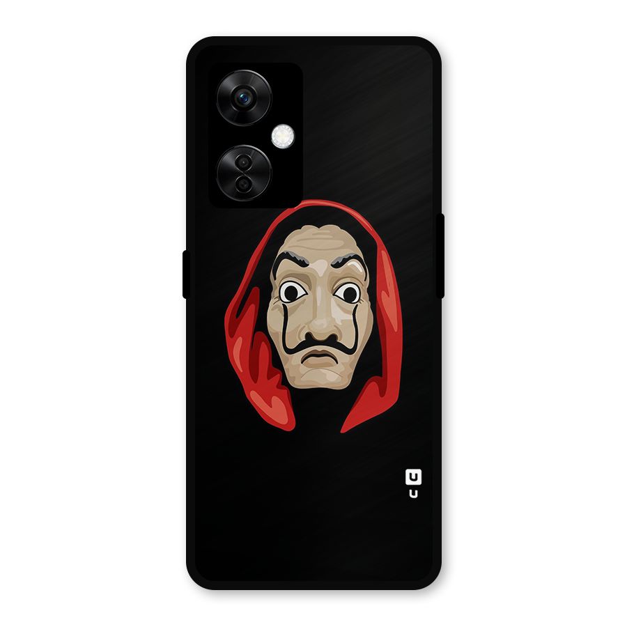 Money Heist Mask Metal Back Case for OnePlus Nord CE 3 Lite