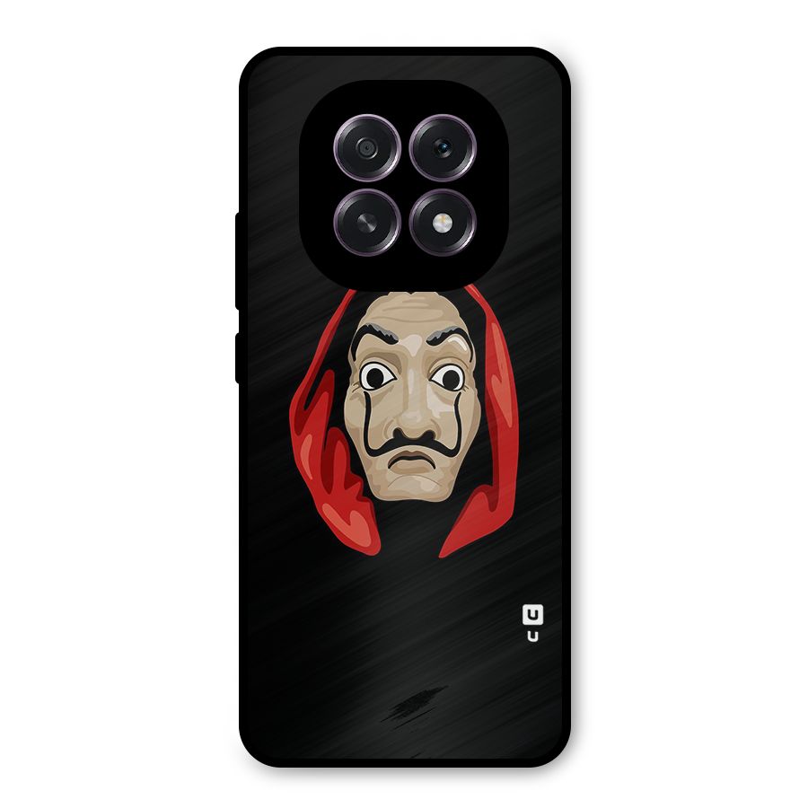 Money Heist Mask Metal Back Case for Oppo F29