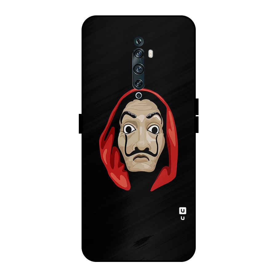 Money Heist Mask Metal Back Case for Oppo Reno2 Z