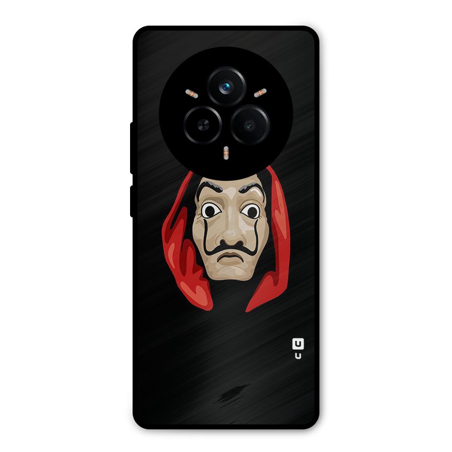 Money Heist Mask Metal Back Case for Realme 14 Pro
