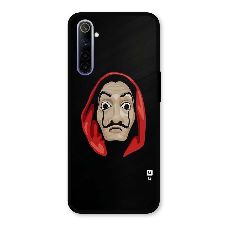 Money Heist Mask Metal Back Case for Realme 6