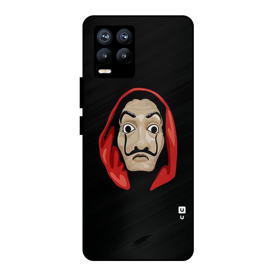 Money Heist Mask Metal Back Case for Realme 8