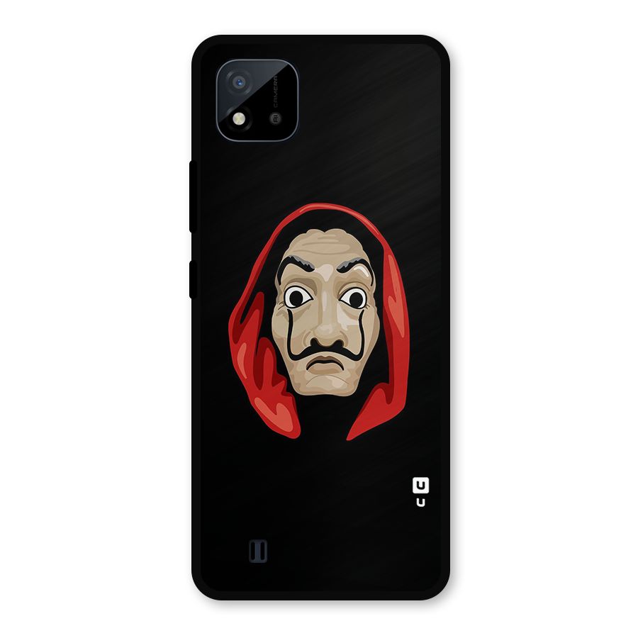 Money Heist Mask Metal Back Case for Realme C11 2021