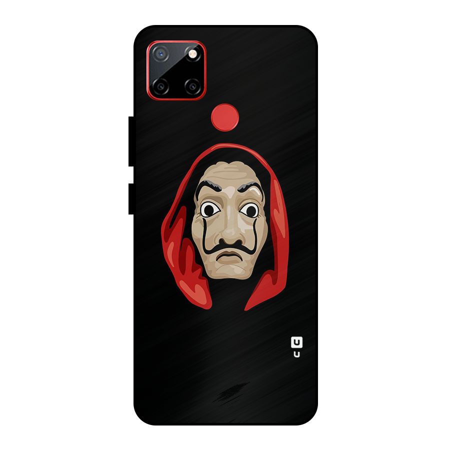 Money Heist Mask Metal Back Case for Realme C12
