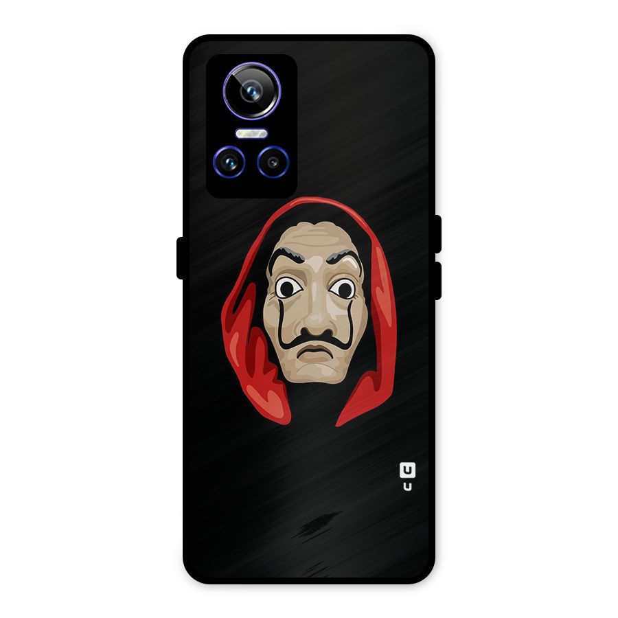 Money Heist Mask Metal Back Case for Realme GT Neo 3